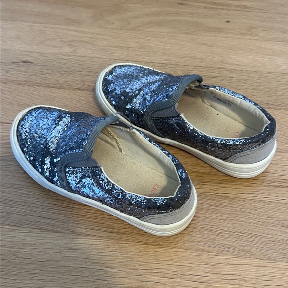 CrewCuts Silver Kids Slip-On Shoes - Picture 4 of 8